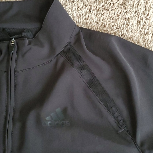 adidas men's triple stripe long sleeve baseball jacket
